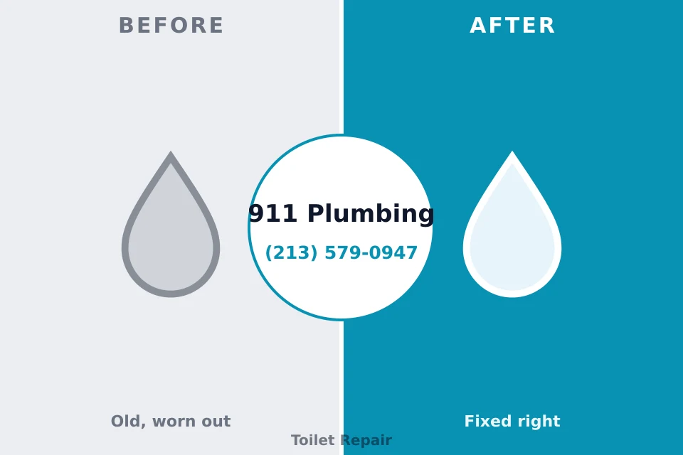 Before and after: plumbing repair Cridersville, OH